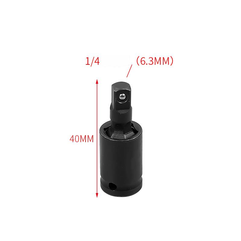 

360 Degree Swivel Knuckle Joint Air Impact Wobble Socket Adapter Hand Tool 1/2 3/8 1/4 Gimbal Ball Impact Wrench Adapter