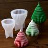 3D Christmas Tree Silicone Candle Mold DIY Handmade Christmas Making Kit Handmade Soap Plaster Resin Baking Tools Holiday Gifts