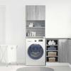 Washing Machine Cabinet Sonoma Grey Engineered Wood