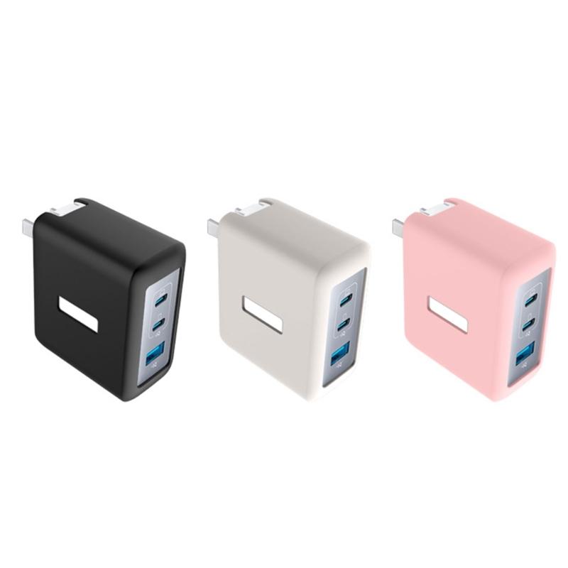 Heat Resistant Silicone Cover for 100W Charging Adapter Full Body Protective Cover Easy Installation Accessories