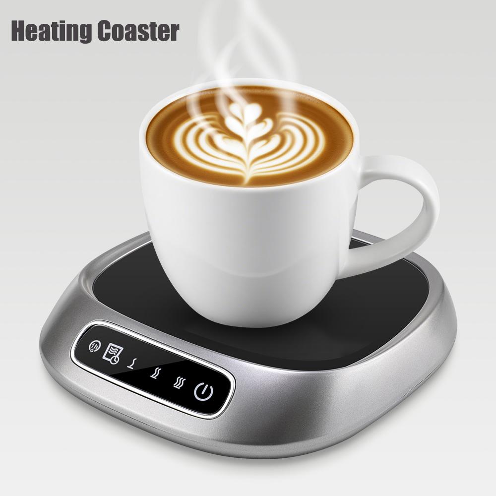 Thermostatic Heating Coaster 3-speed Constant Temperature USB Heating Coaster Tea Coffee Mug Cup Warmer Heater For Home Office