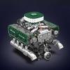 Yuxing King 10182 V8 Engine Tank: Remote Control Electric Eight-Cylinder Building Blocks Toy
