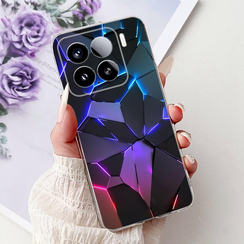 For Xiaomi Mi 15 Pro 5G Case New Luxury Painted Cover Soft Silicone Phone Case For Xiaomi 15 Pro Mi15 5G Back Cover Fundas Coque