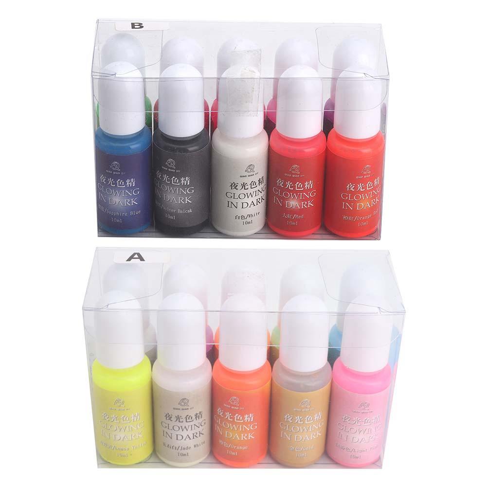 

10 цветов эпоксидной смолы краситель краситель пигмент ювелирный артефакт DIY аксессуар Type A