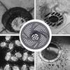 Anti-Clogging Drain Cover Rotating Mesh Sink Strainer Hair Catcher With Drain Holes Kitchen Bathroom Shower Drain Filter Cover