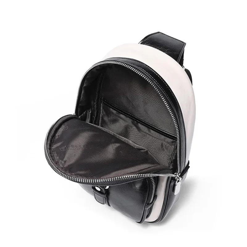 New Men's Authentic Chest Bag Waterproof Can Hold 8-inch Computer