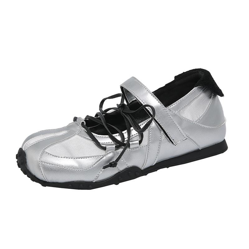 Ballet functional style Mary Jane de training shoes women's summer new soft-soled versatile casual sports board shoes retro Forrest Gump shoes