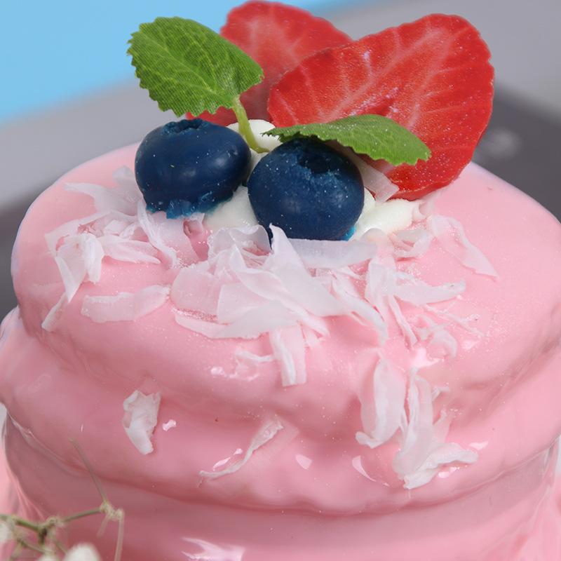 Artificial Cream Cake Fake Cake Model Dessert Birthday Cake Dessert Props Sweet Table Decoration Window Ornaments Home Decor