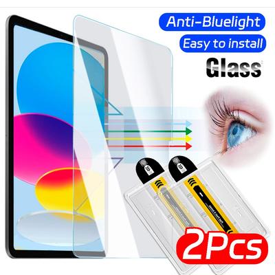Easy Installation Anti-Bluelight Tempered Glass for IPad 2025 A16 / IPad Air6 11-inch/  IPad Air 13-inch 2025 2024 9H Protectors