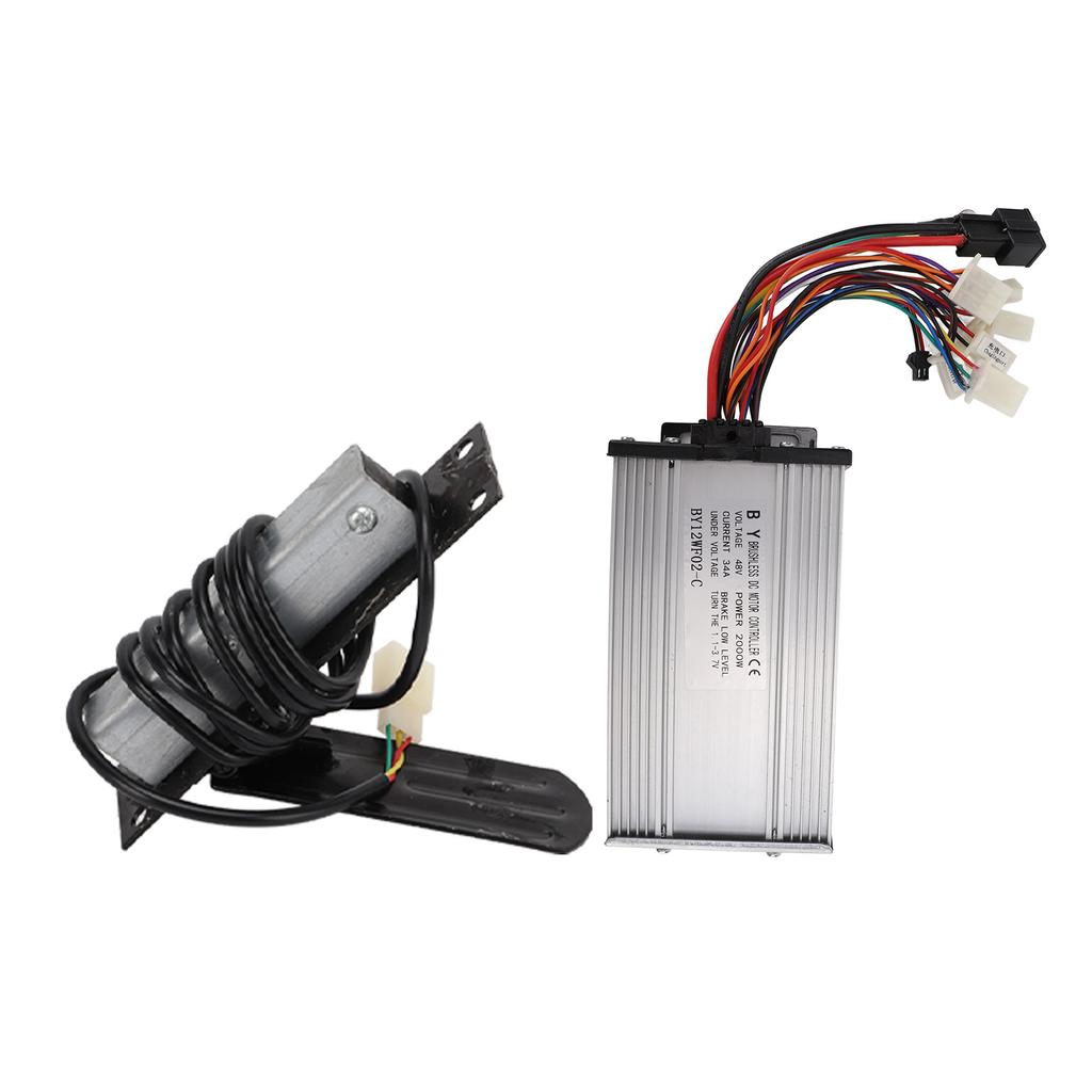 48V 2000W Electric Brushless DC Motor Kit with Controller for Scooter Electric Bicycle DIY Part