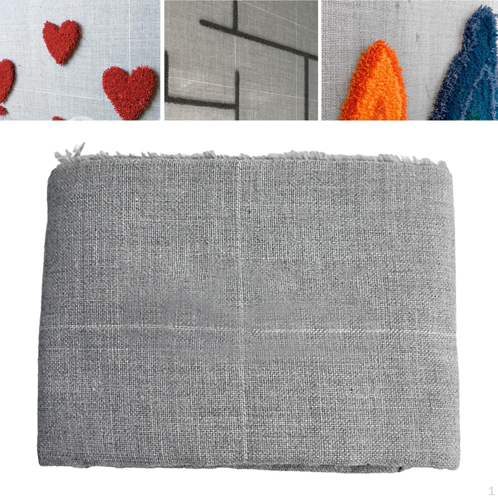 Ткань для тафтинга ковров, основа, монашеская ткань, нескользящая, серая, для резки обивки 100x100cm