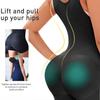 Plus Size Side Zipper Hook Full Body Shaper, Tummy Control Butt Lifter Bodysuit Shapewear