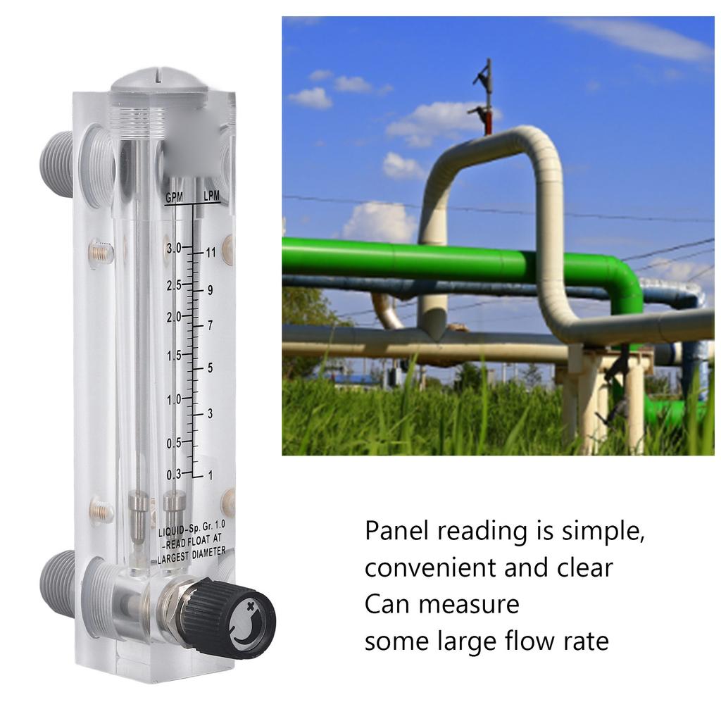   Acrylic Liquid   Meter Panel Mount 0.3-3GPM