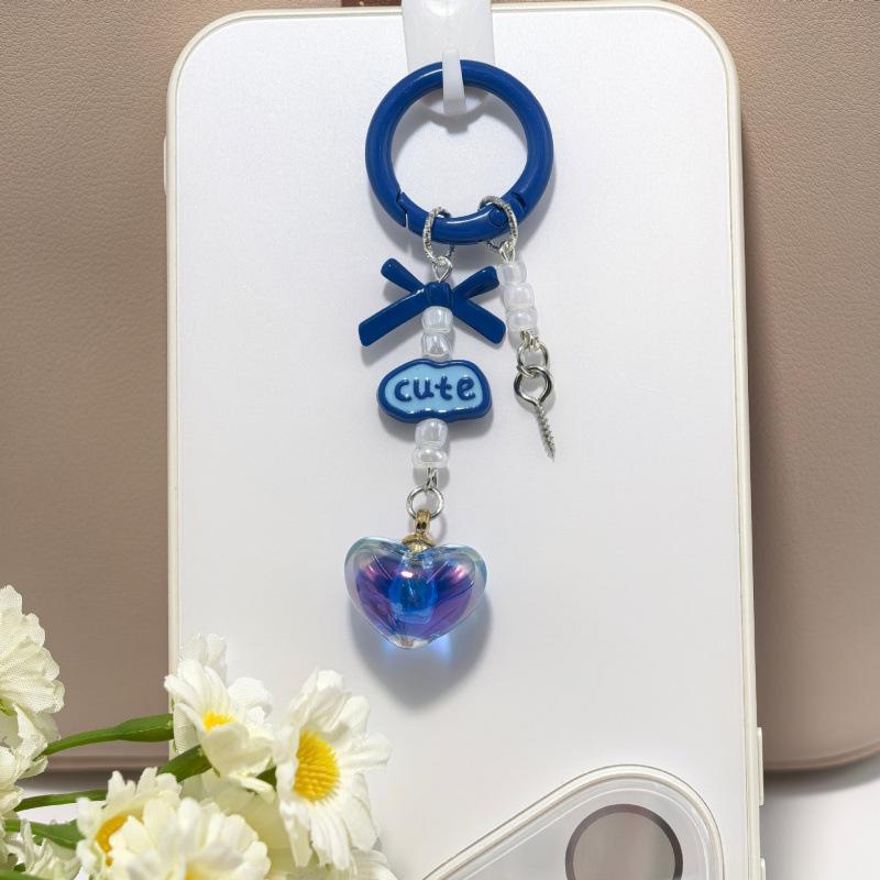 Original Pop Mart Bubble Bean Pyjama Herz Tidelope Anhänger Handy Lanyard