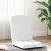 Folding Floor Chair White 71x51x62 cm Fabric