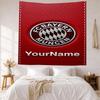 Fc Bayern Mnchen Custom Your Name Wall Decor Tapestry Art For Pet Memorial Birthdaywedding Party Backdrop Family Gift