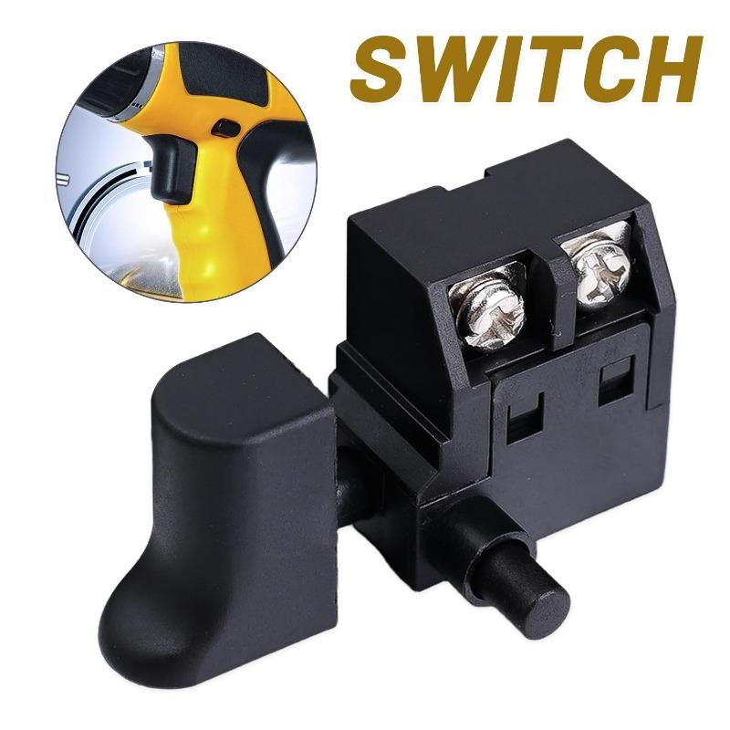 20/1Pcs Marble Stone Machine Lock-Free Dust-proof Switch Trigger Button Switch Electric Tool Accessories for Planer Saw Power