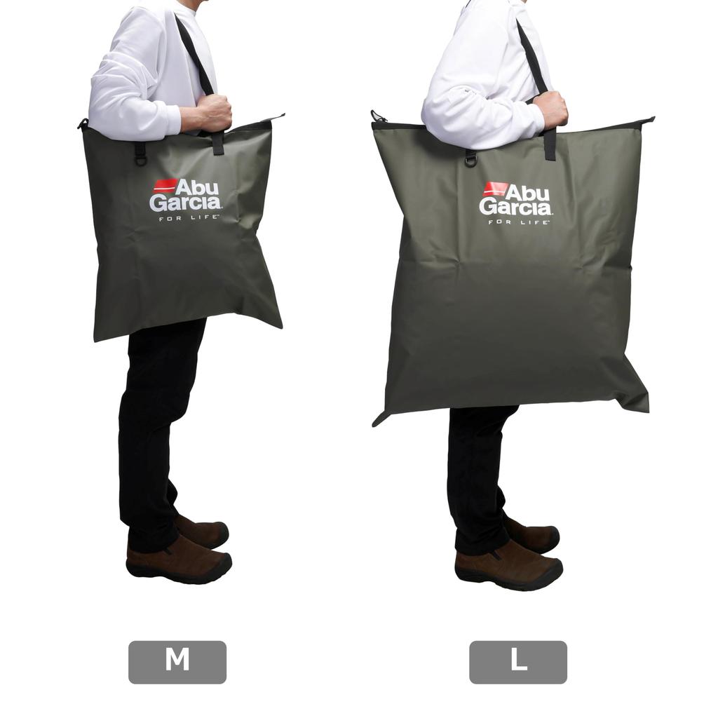 Abu Garcia Tarpaulin Waterproof Tote Olive Bag, Flat,