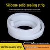 Hitzebeständiger quadratischer Gummi-Dichtungsstreifen aus Silikon (6/8/10/12/15/20)