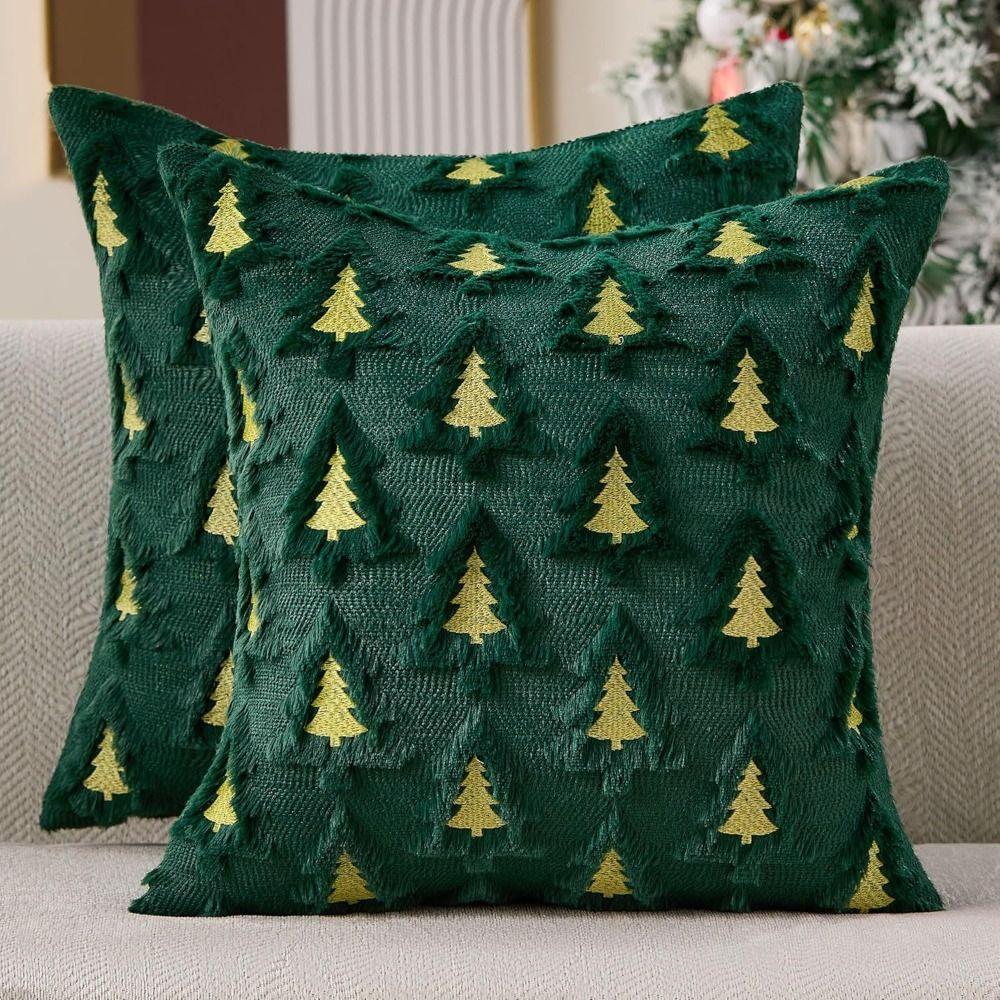 Home Textile Christmas Pillow Cover Short Pillow core protection Cushion Slipcover Removable Throw Pillow Cover Sofa Decoration