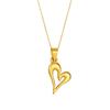 Hollow Heart Stainless Steel Pendant Necklace for Women - Fashionable and Durable Titanium Steel Jewelry