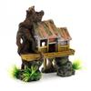Practical-Aquarium Decoration Artificial Fish Reptile House Shelter Fish Tank Landscaping Resin Building Ornaments Decor