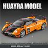 Simulation 1/32 Pagani Huayra BC Alloy Car Model with Light and Sound Collection Miniature Voiture Toy Vehicle Gift Children Boy