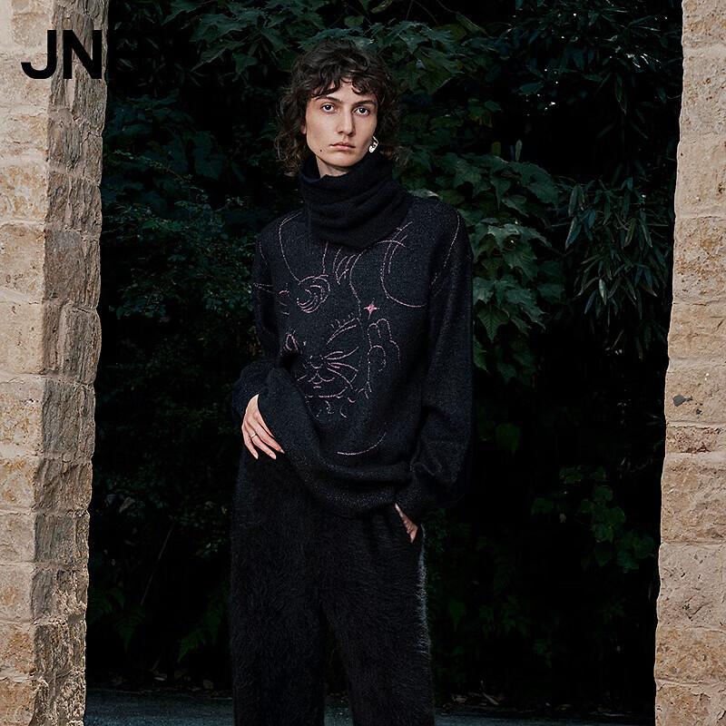 

JNBY 2022 Autumn Loose Mohair Blend Knit Sweater S