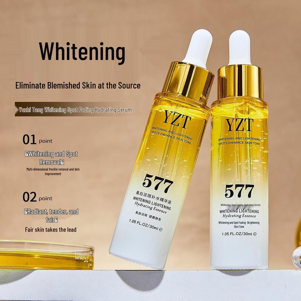 577 Yuzhi Tang Fleckenentfernendes Serum: 30ml Haut verfeinernde, aufhellende, feuchtigkeitsspendende Gesichts- & Halscreme für einen strahlenderen Teint