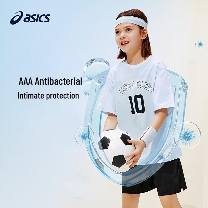 Asics Kids' Quick-Dry Antibacterial Sports T-Shirt