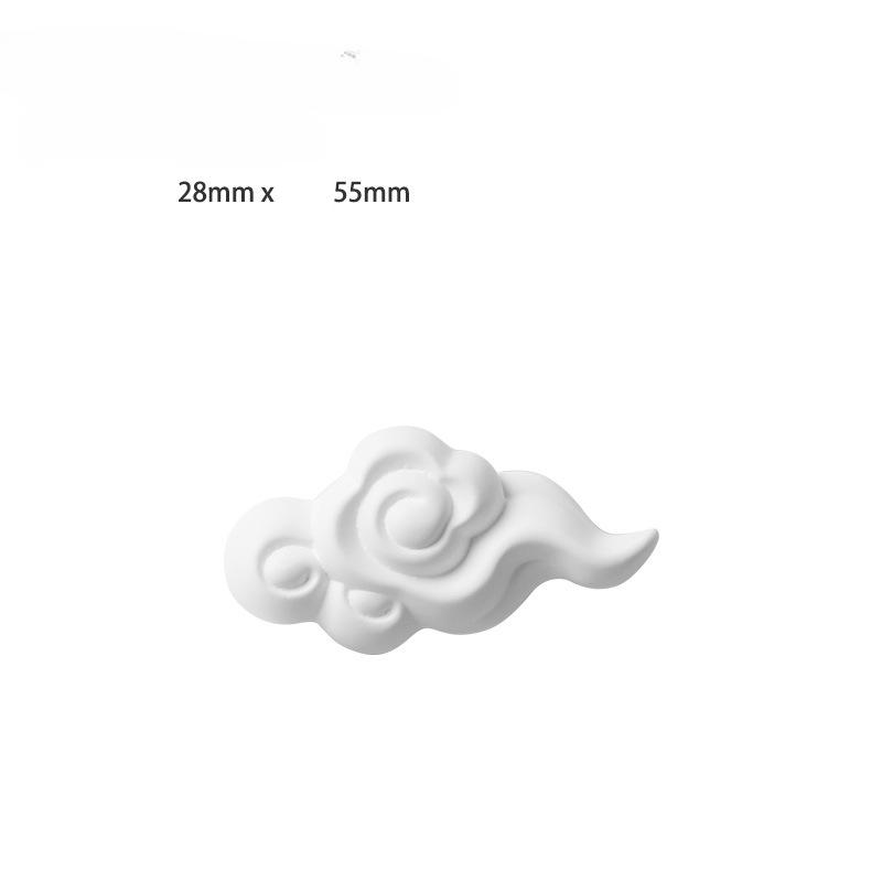 

8PCS Cute Little Cloud Refrigerator Sticker with Chinese Style Auspicious Cloud Magnet 3D Magnetic Sticker Cartoon Fun Magnet