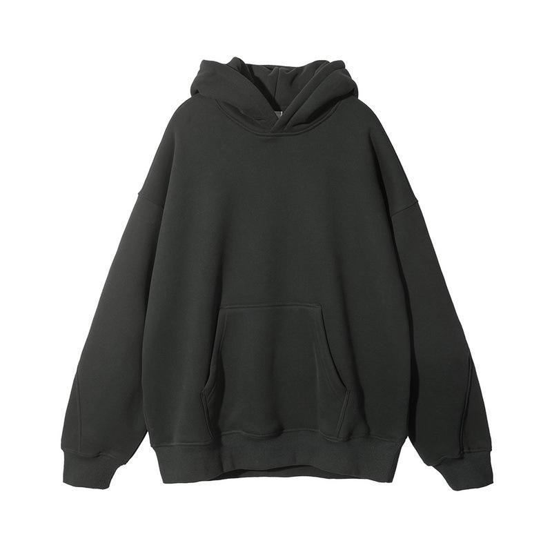 Trendy 400g Sherpa Fleece Hooded Sweatshirt - Non-Shedding