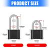 Sturdy Zinc Alloy Dials Combination Lock Easy Installion Resets Multifunctionality for Secure Indoor and Outdoor Use