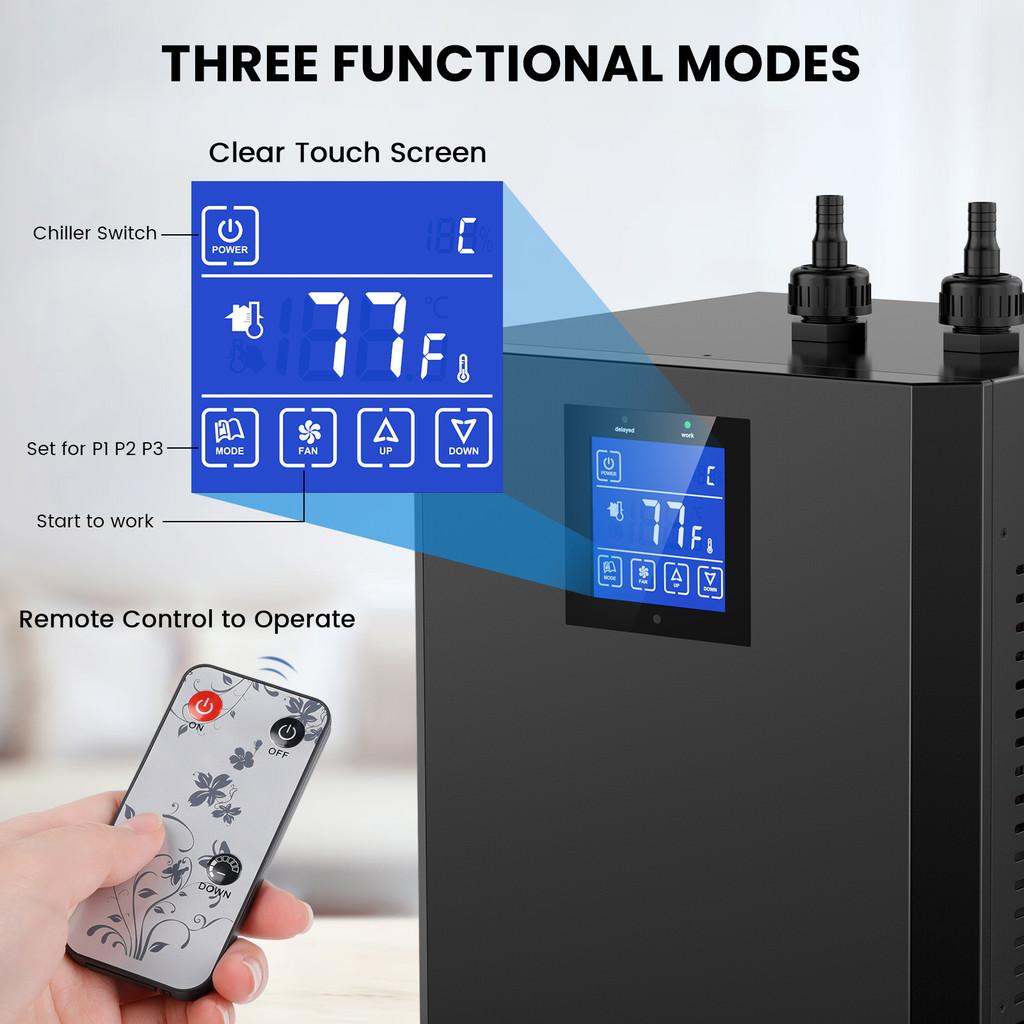 79 Gal Aquarium Chiller Water Chiller Fish Tank Household Small Constant Temperature Device High-efficiency Low Noise Cooler