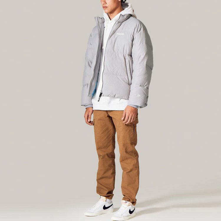 New Era Medium Zipper Stand Collar Down Jacket Unisex outerwear 12866472