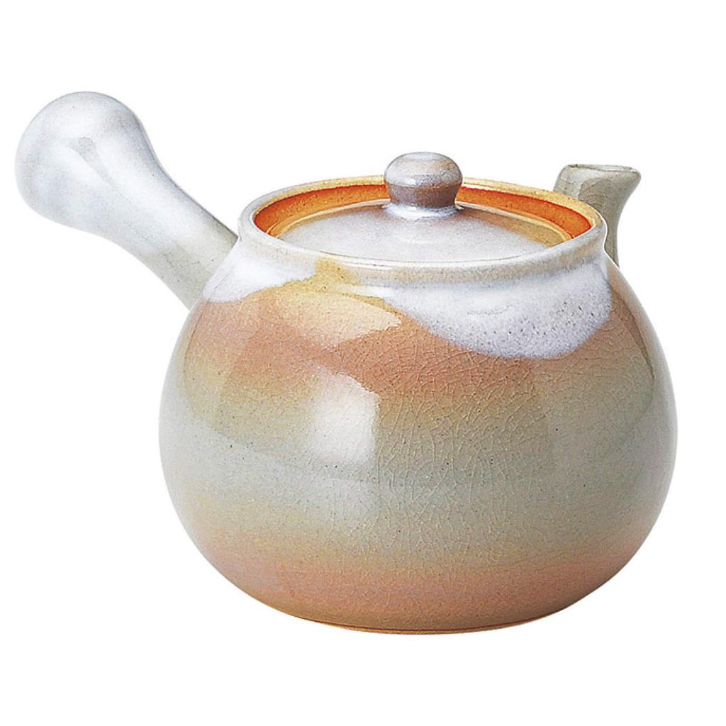 Nippon Tosai Tenryugama Himehagi Teapot with Tea Strainer
