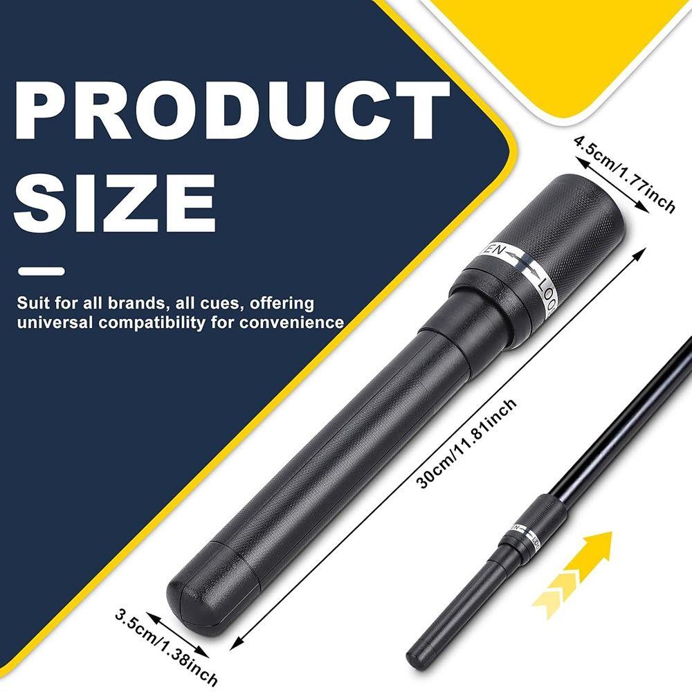 Bequeme Queue-Verlängerung am Griffende Schwarz Billard-Queue-Verlängerung Neu Billard Pool-Queue-Verlängerung