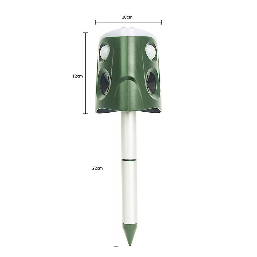 360 Degree Solar Powered Birds Repeller Heavy Duty Waterproof Deterrent Aid for Yard Patios Fences
