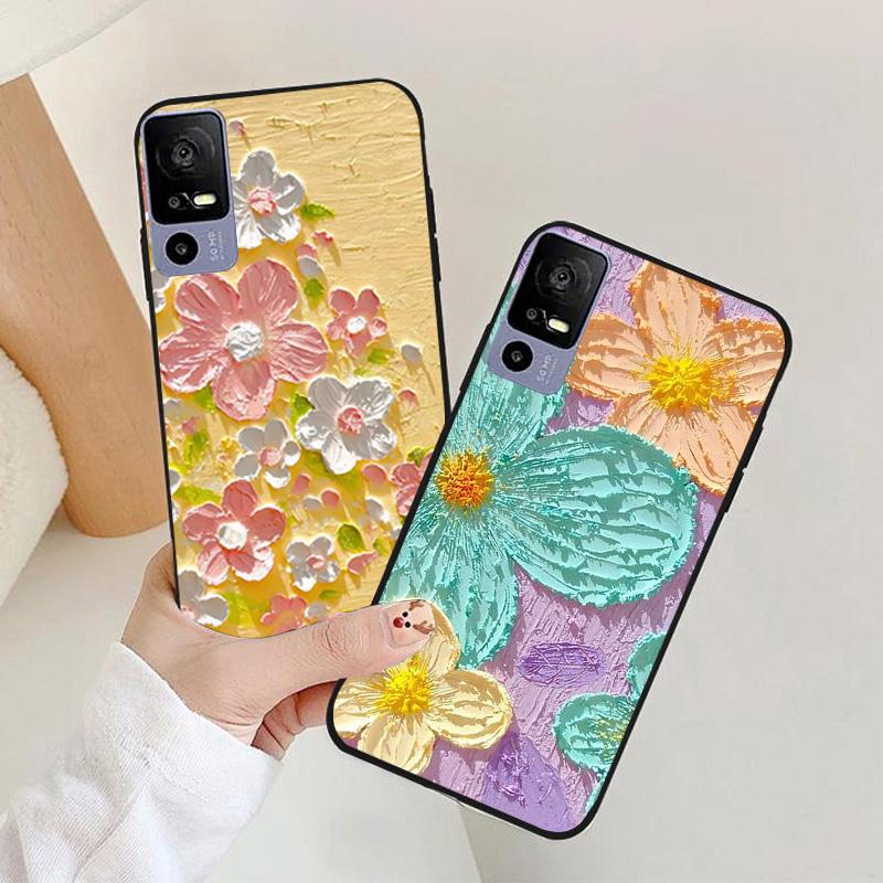 For TCL 40 R 5G Phone Case T771K astronaut Silicone Camera Protection Back Cover For TCL 40R 5G T771H Funda Coque TCL40R