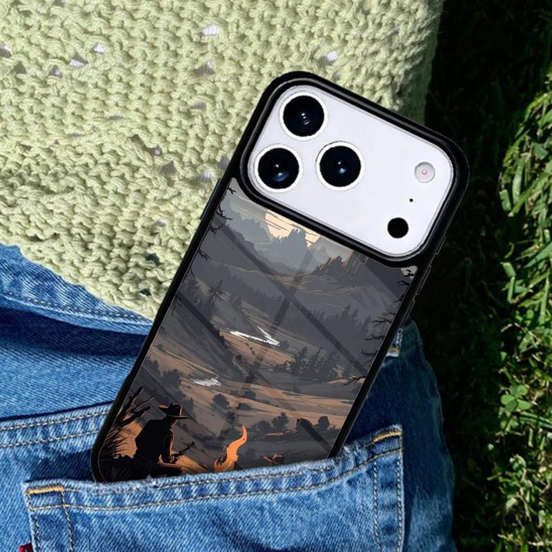Camping Nature Mountain Soft Phone Case Cover for IPhone 11 12 13 14 15 16e 17 Pro Max Coque for IPhone 17 Air