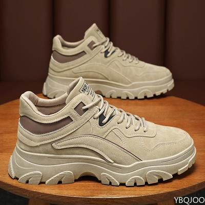 Frühling Herren neue atmungsaktive Herrenschuhe modische vielseitige dicksohlige Anti-Rutsch-Sneakers lässige bequeme Herrenschuhe Kopie