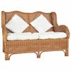 VidaXL 2-Seater Sofa Living Room Sofa Living Room Furniture Home Interior Bedroom Brown 325468
