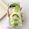 Beautiful Floral Painting Phone Case For Google Pixel 6 Pro 6a Black Silicone Soft Cover For Google Pixel6 6a 6Pro Cases Bumpers