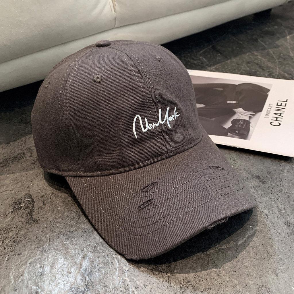 Embroidered Pink Baseball Cap For Women With Adjustable Fit And Sun Protection