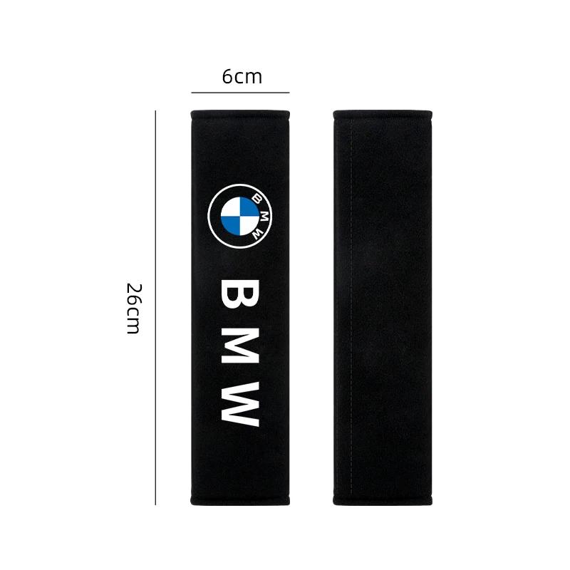 Car Interior Seat Belt Protector Comfortable Breathable Cotton Seat Belt Cover For BMW M POWER X3 X5 X6 E36 E46 E90 E60 E87