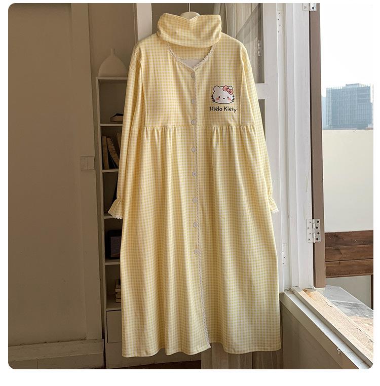 Plus Size Maternity Nightgown with Breast Pads for Postpartum, Spring, Summer, Autumn; Comfortable Labor Dress for Pregnant Women