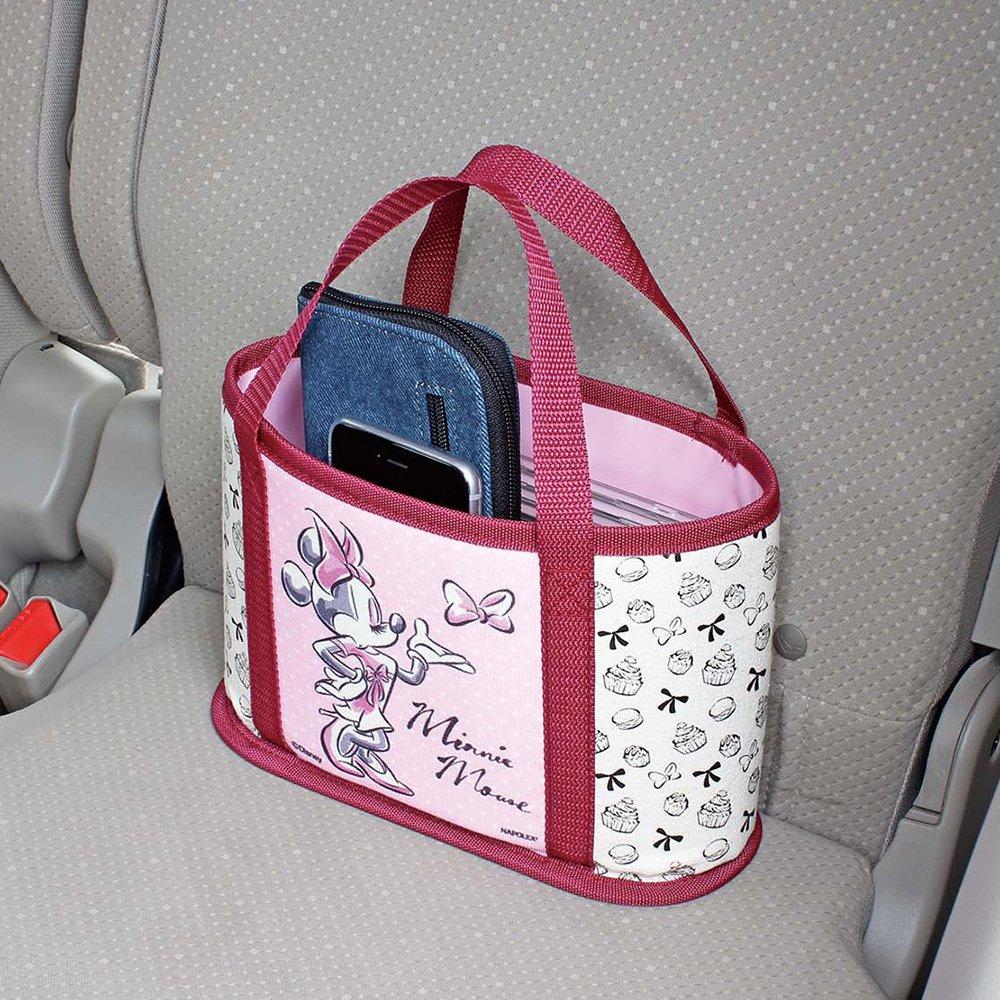 Napolex Disney Minnie Mouse Half Shopping Neat Car Bucket, Bag, Storage, Accessories, WN-51