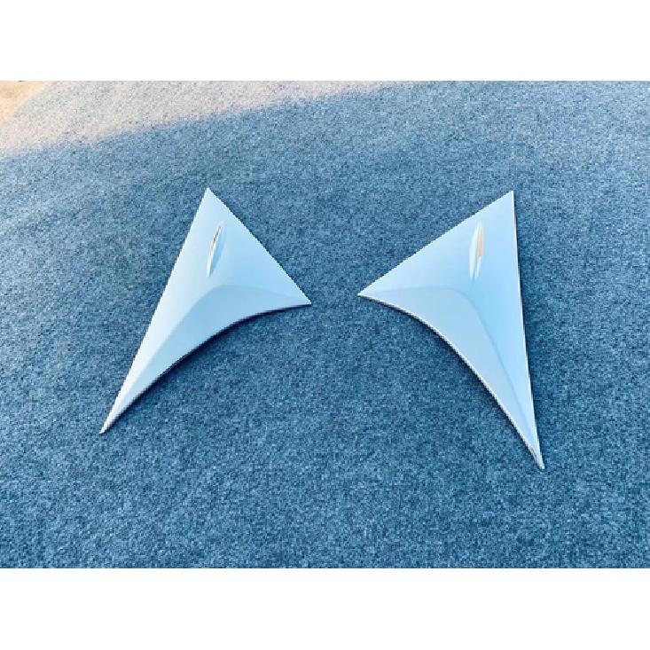 Rear Window Side Triangle Chrome Cover Trim For -2024 Toyota Harrier Venza