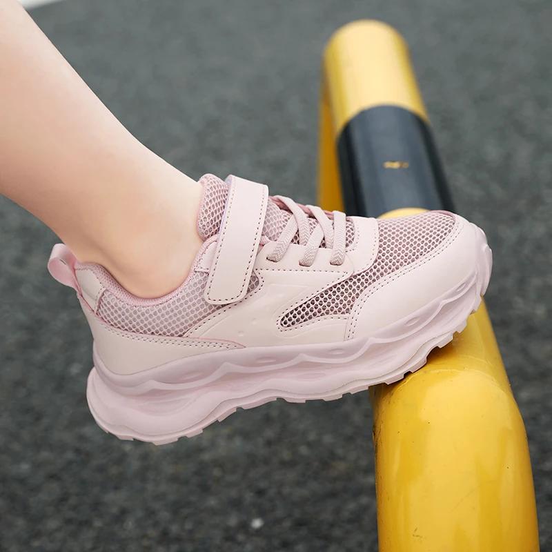 Fashion Lightweight and fashionable summer hollow out breathable sports shoes for boys and girls 28-39