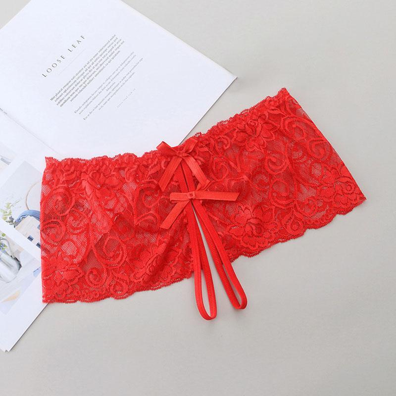 Sexy Lace Open Crotch Panties For Women Hollow Out Open Crotchless Briefs Transparent G-strings Thongs Female Underpant Lingerie
